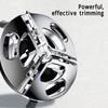 Mini Electric Beard Trimmer Washable IPX6 Waterproof Portable Beard Clipper Machine for Outdoor Travel