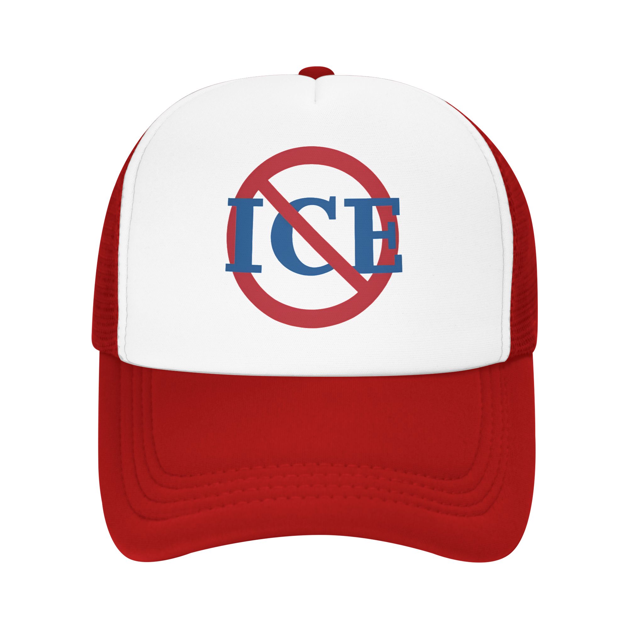 

No ICE Mesh Sun Hats Unisex Men Design Trucker Hat Summer Casual Outdoor Sport Breathable Baseball Caps One Size