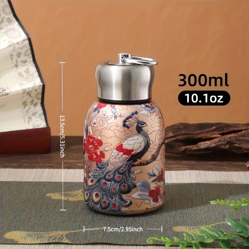 300ml Stainless Steel Insulated Leak-Proof Cup Thickened Portable Mini Coffee Mug Water Bottle For Outdoor Travel Office 300ml