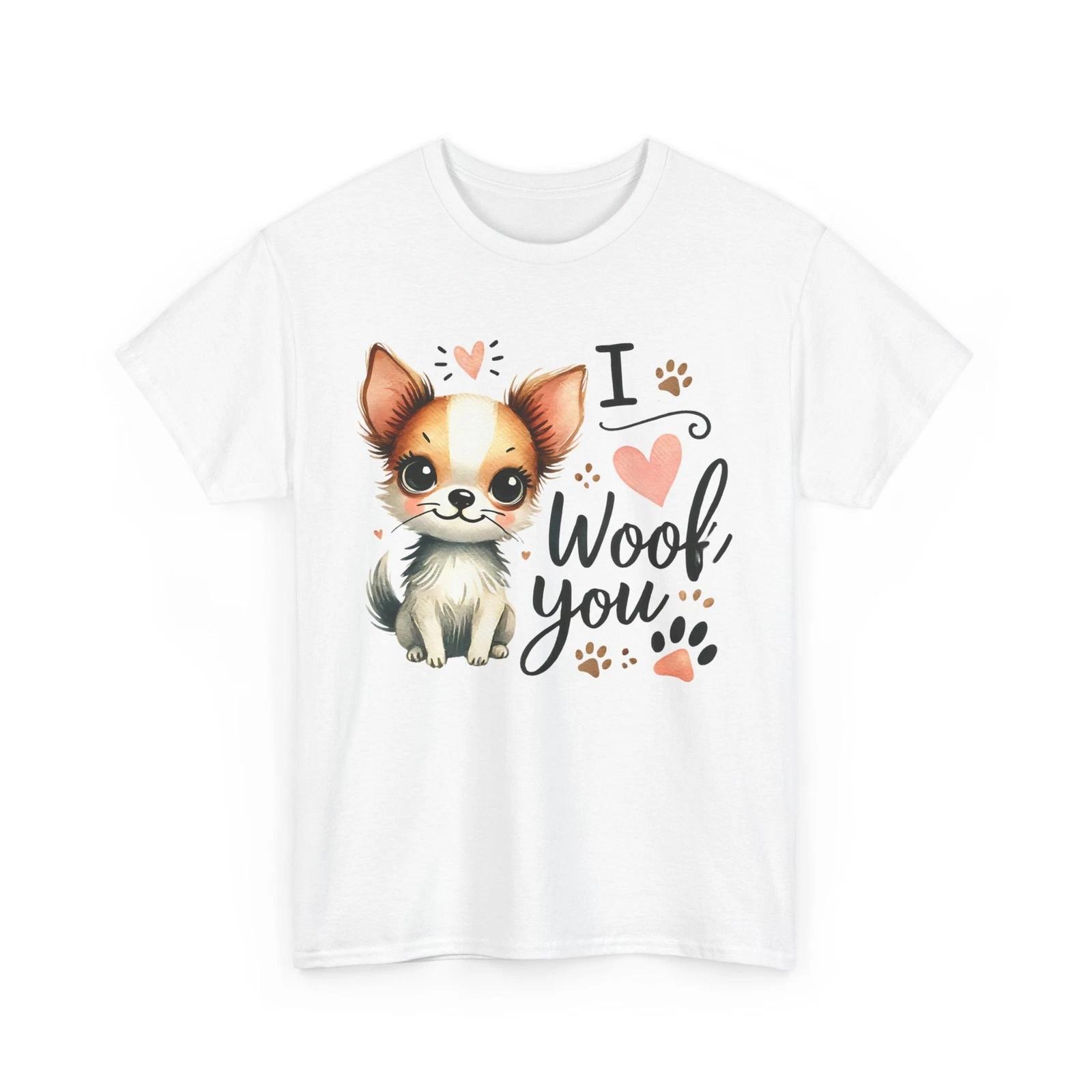 

Dog Breeds Dog T-Shirt – Funny Puppy Lover Paw Print Graphic Tee | Dog Shirt XL