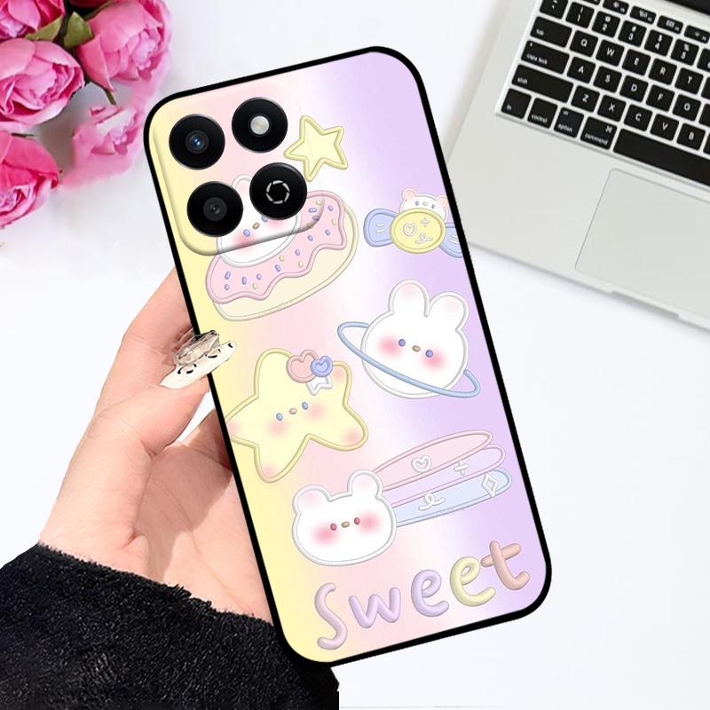 

Case For Honor 200 Smart 5G Cute Astronaut Shockproof Silicone Phone Cover For Huawei Honor Play 60 Plus Bumper ALT-AN00 Fundas For Honor 200 Smart