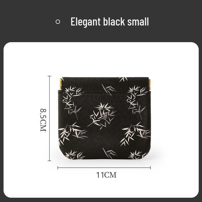 

Кошелек для монет и помады в китайском стиле с застежкой-кнопкой – Компактная, портативная сумка с автоматической застежкой