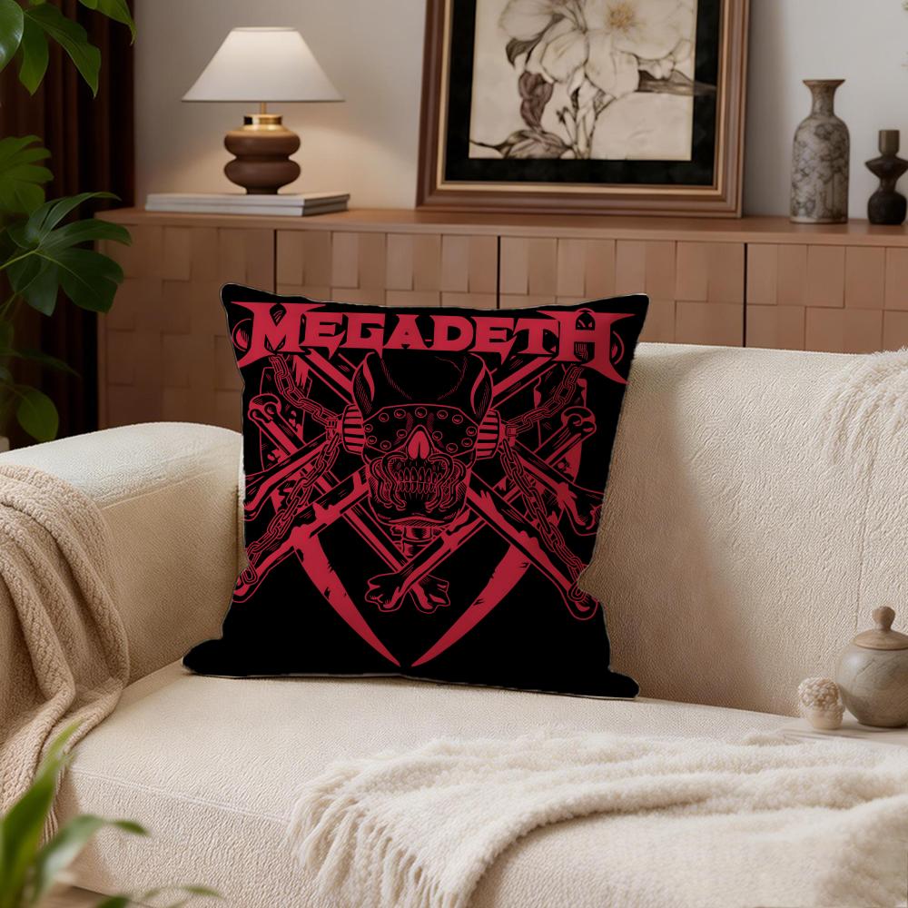 Megadeths Cushion Cover Cushion Cover Set 4Pcs 50X50 45X45 40X40 Pillowcase Decorative Sofa Home Decor