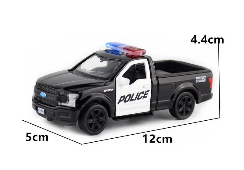 

MaKeda1:36 Dodge Ford Mustang F150 Pickup Police Model Auto Pull Back Gift