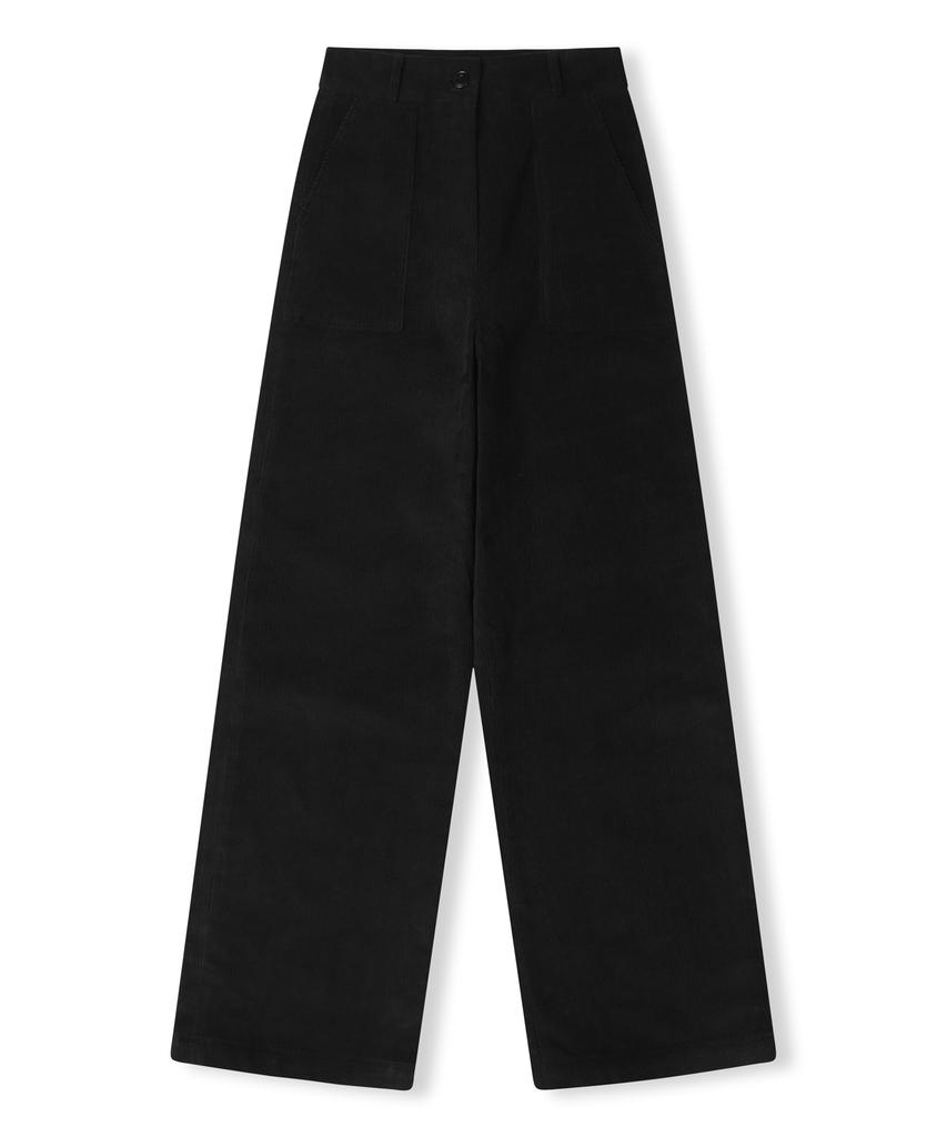 JUN BY JUN K Corduroy Baker Pants_Black