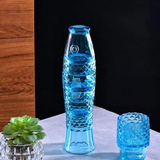 Vintage Relief Koi Fish-shaped Water Glass Set 4 Pieces Of Household Living Room Beverage Glass Set Whiskey Glass Red Wine Glass