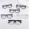 Ultralight Square Anti Blue Light Computer Glasses Women Luxury Brand Trend Rice Nail Big Frame Reading Glasses Presbyopia +3 +5