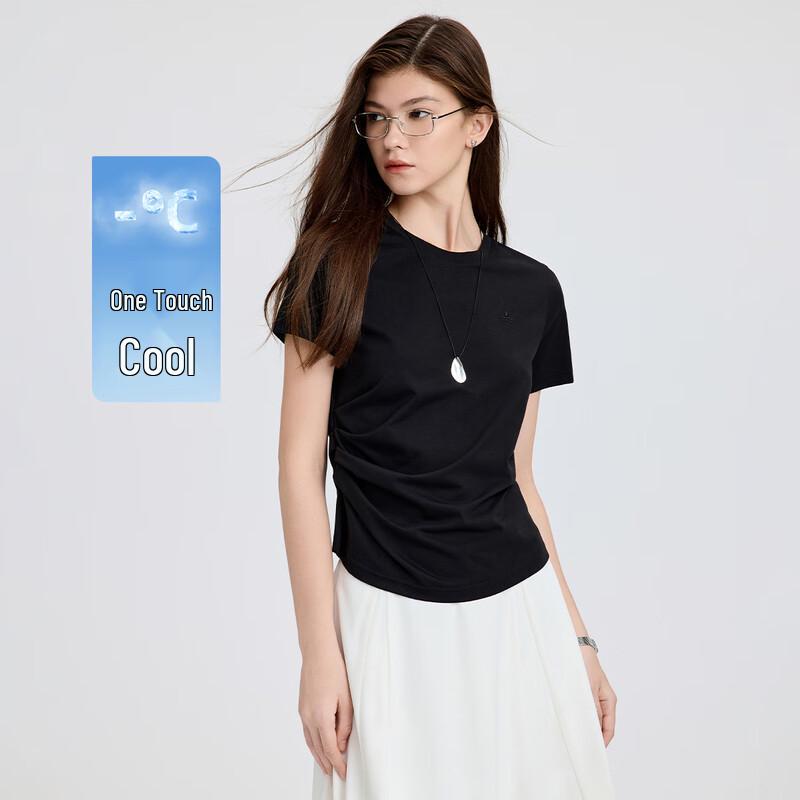 Navigare Women s Slimming Round Neck Short Sleeve T-shirt L