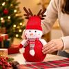 Foam Snowman Figurines Large Medium Small Christmas Decoration Set for Holiday Tabletop Mantel Decor