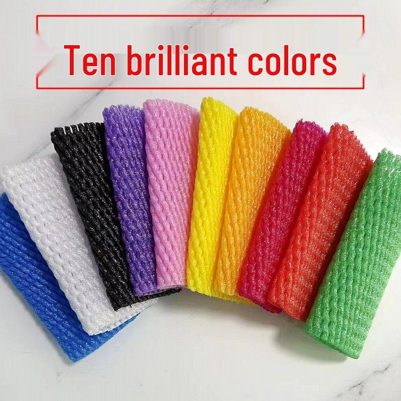 Colorful Shockproof Protective Apple Foam Net for Handmade Fruit Bags