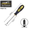 Conjunto de Chaves de Fenda Magnéticas de Grau Industrial - Phillips e Fenda