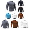 Premium Quality Men's Stylish Slim Fit Long Sleeve Basic Muscle Tee Shirts For Daily Wear