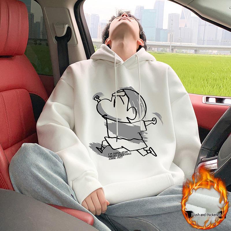 Herren Cartoon Oversize Hoodie - 2025 Herbst/Winter Lässige Streetwear Jacke