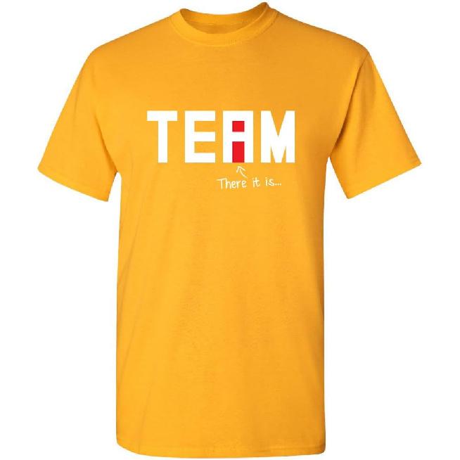 I Found The I In Team Sports T Shirt | Classic Style for Everyday Wear | Cool Look with Novelty Sarcastic Funny T Shirts