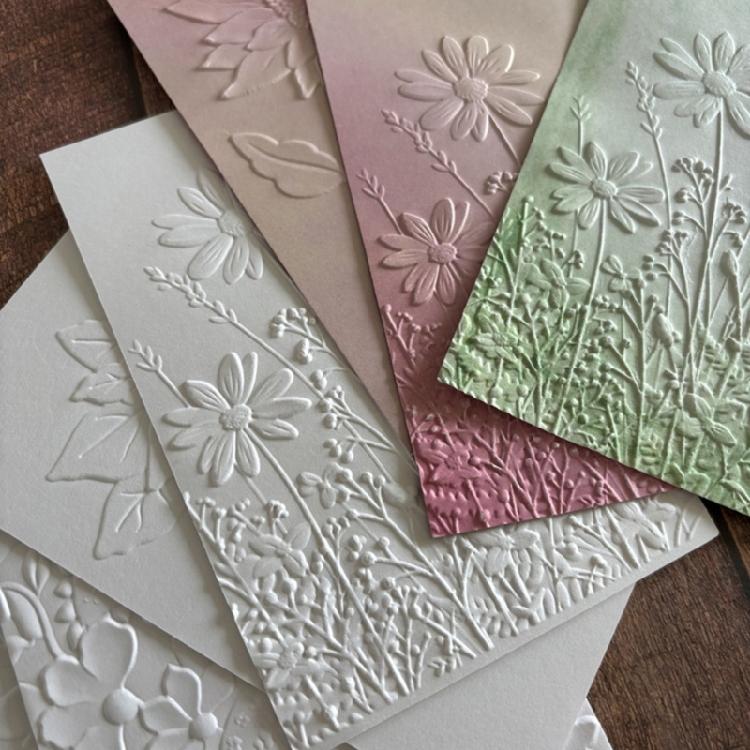 Paper Craft Embossing Folder Textured Butterfly Flower Tree Pattern Embossing Templates for Card Making Scrapbooking