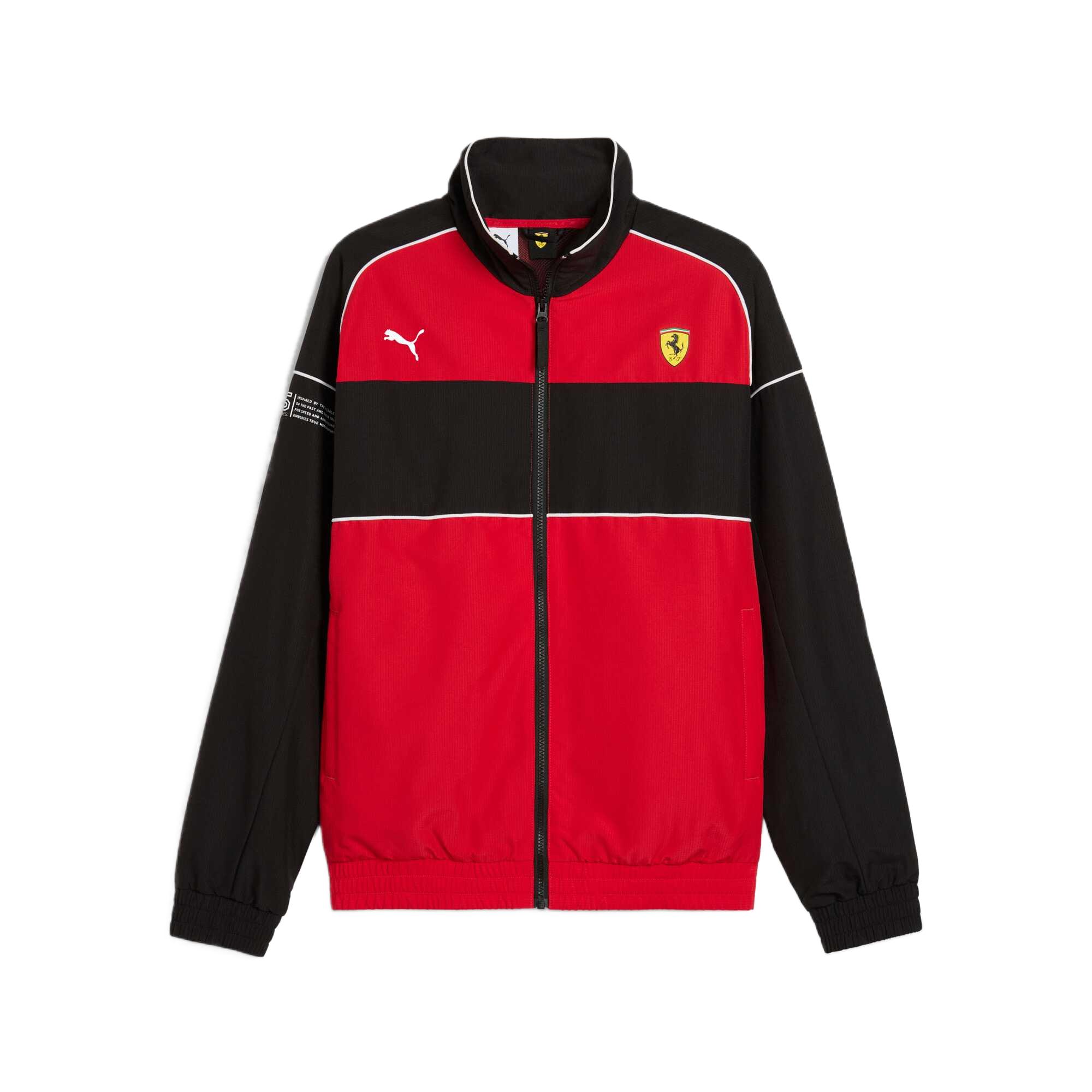 

Puma Warm Comfortable Stylish Versatile Jacket Men Jackets Black Red 630217-02 XL