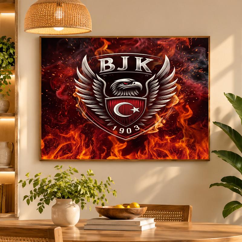 5D Diamond Painting Beşiktaş FC DIY Full Drill Diamond Art Kit Home Decoration