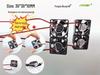 JIESAMMY Silent Hydraulic Bearing 3010 Micro Cooling Fan, High RPM, 3CM, USB, 24V/12V/5V