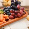Wooden Serving Tray Acacia Wooden Serving Plate Sturdy Food Serving Utensils Beautiful Wooden Divided Tray For Birthday Wedding