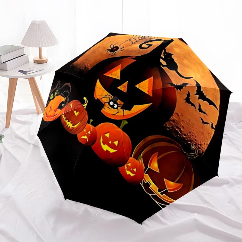 1pc Halloween Pumpkins Umbrella - Portable Home Essential, Durable Iron Frame with Rod Structure, Fashion Lovers Yy250910126