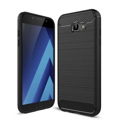 Shockproof Case - Samsung - Galaxy A7 (2017) A720 - Silicone TPU - Slim - Black