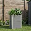 Raised Garden Bed Gray 50 X 30 X 72 Cm