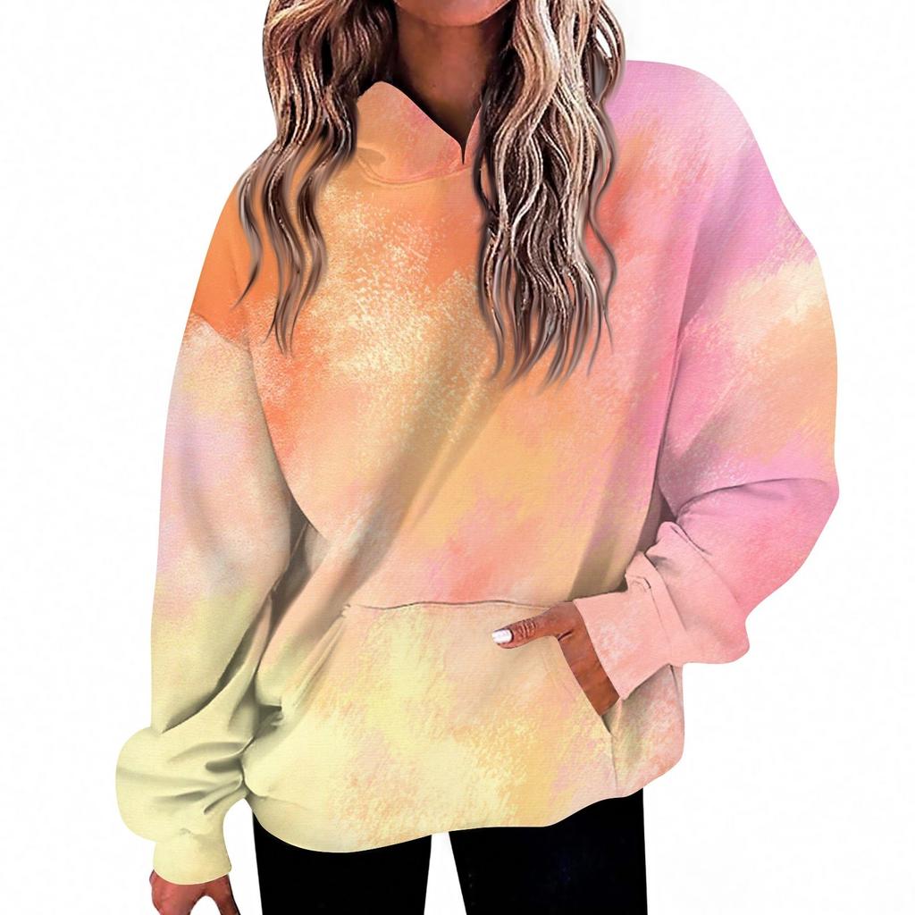 Women's Fashion Daily  Casual V-Neck Long Sleeve Printed Top