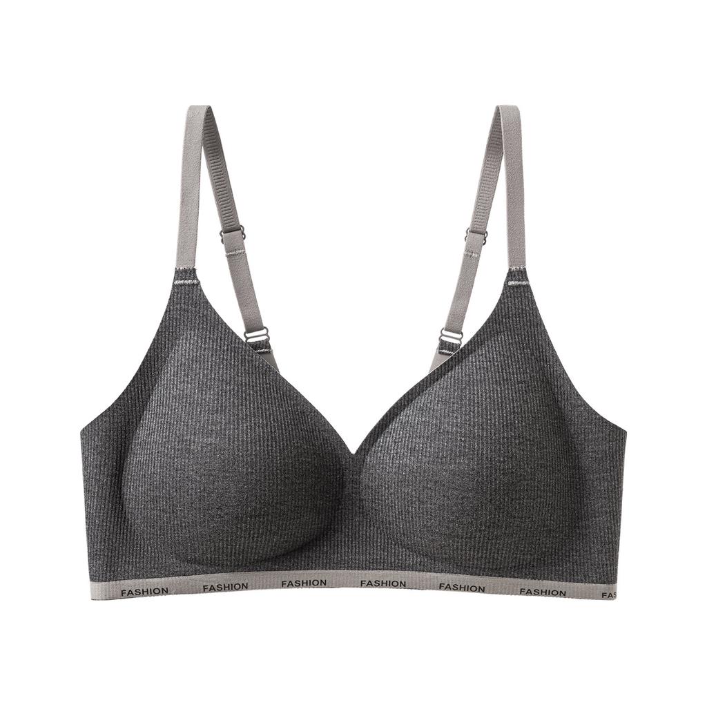 Traceless nude thread small chest gathering underwear women's thin anti-sagging lift 7A antibacterial comfortable bra bra