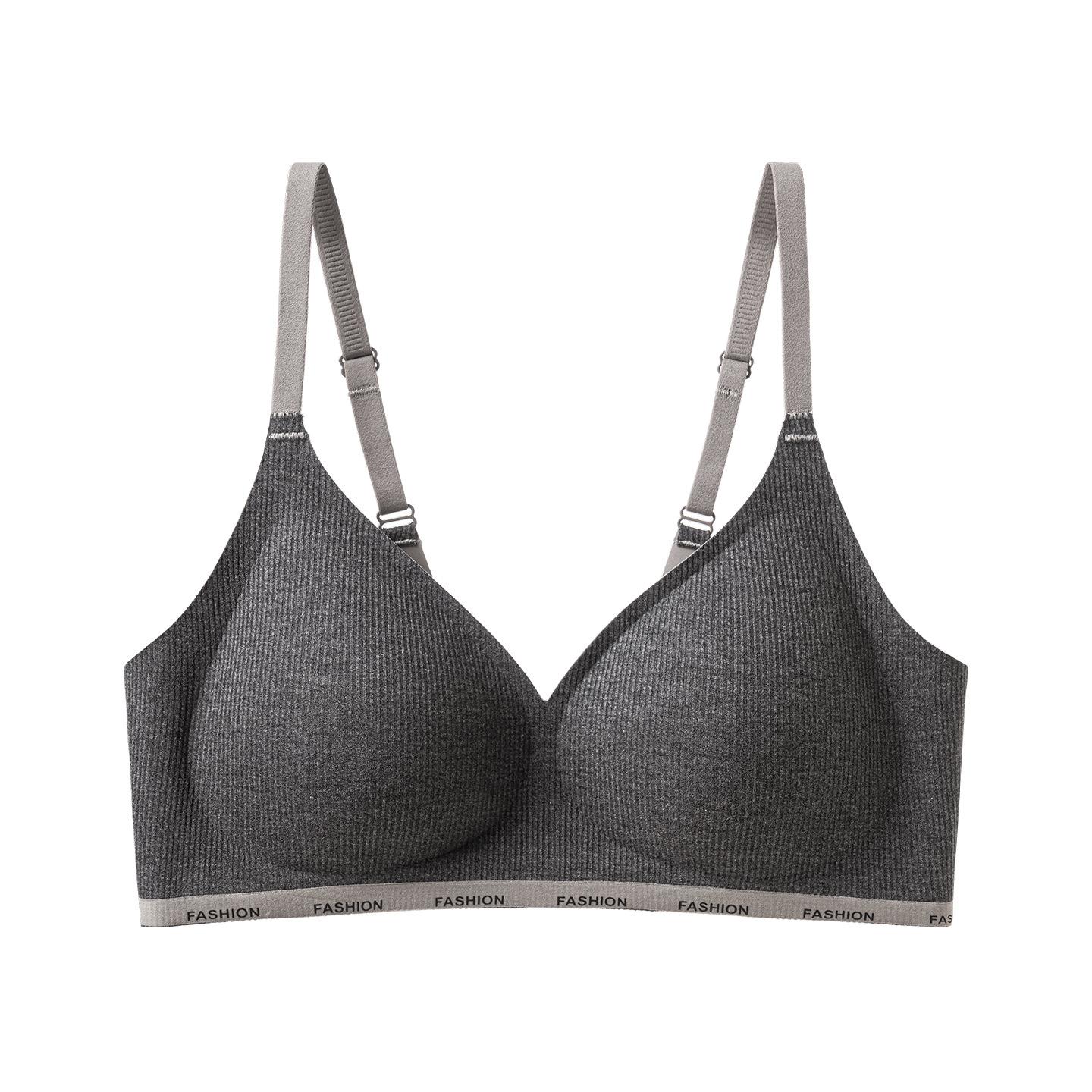 

Traceless nude thread small chest gathering underwear women s thin anti-sagging lift 7A antibacterial comfortable bra bra XL