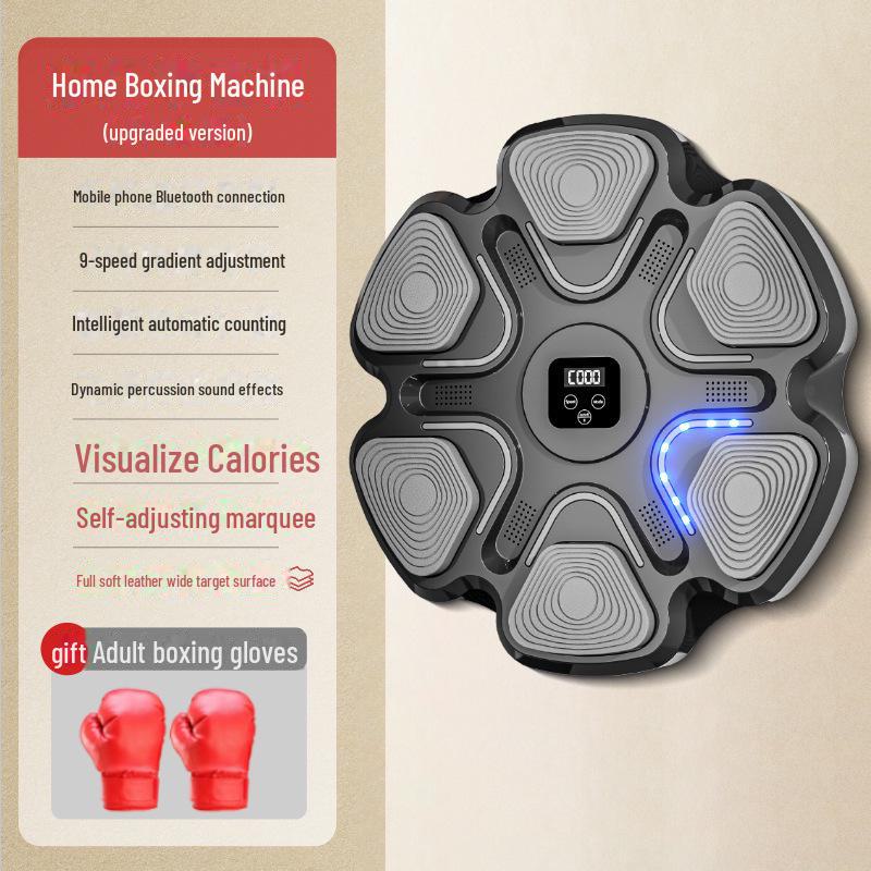 Kid's Smart Music Boxing Trainer: Wall-Mounted Exercise & Training Toy