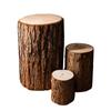 Holz Baumstamm Dekoration: Runder Baumstammhocker & Ausstellungsstück für Restaurants, Geschäfte, Fotografie & Floristik