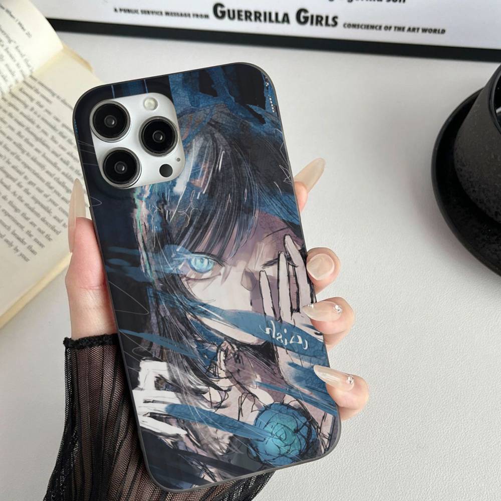 Virtual Singer Ado For Phone 17 16 15 14 13 12 11 Pro Max Plus Pro Air Phone Case Corrugated Stripe Back Cover