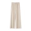 Wide-leg pants autumn and winter new high-waisted thin loose straight pants gray casual trousers women's clothing