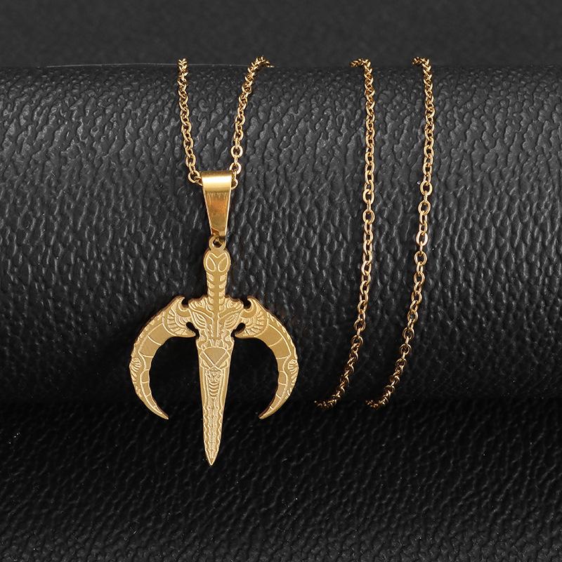 Полухостовый новый кулон-подвеска из нержавеющей стали в виде трезубца