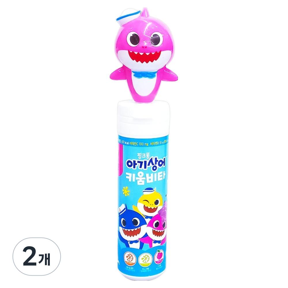 Taeyang Life & Health Pinkfong Baby Shark Kium Vita Vitamin Mommy Shark Ellie Pink 15g 2 pcs 15 tablets