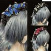 Gothicism Butterfly Hair Hoop Decorative Festival Hair Band Children Headgear Versatiles for Various Occasion