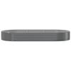 Raised Garden Bed Galvanized Steel 296 X 140 X 36 Cm Gray
