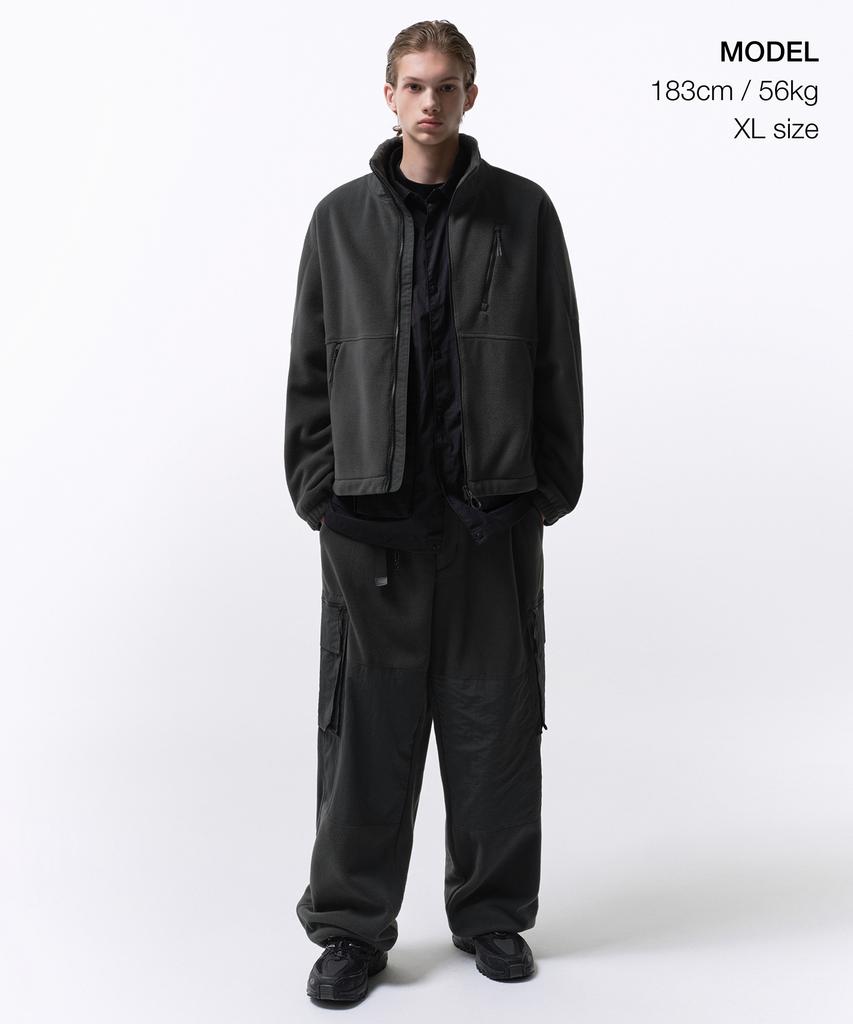 Musinsa Standard [City Leisure] Polar Fleece High-Neck Jacket [Grey]