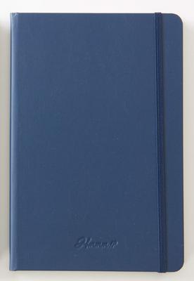 A5 Dot Grid Editable Navy 641287 Hmmm!? Notebook, Blue,