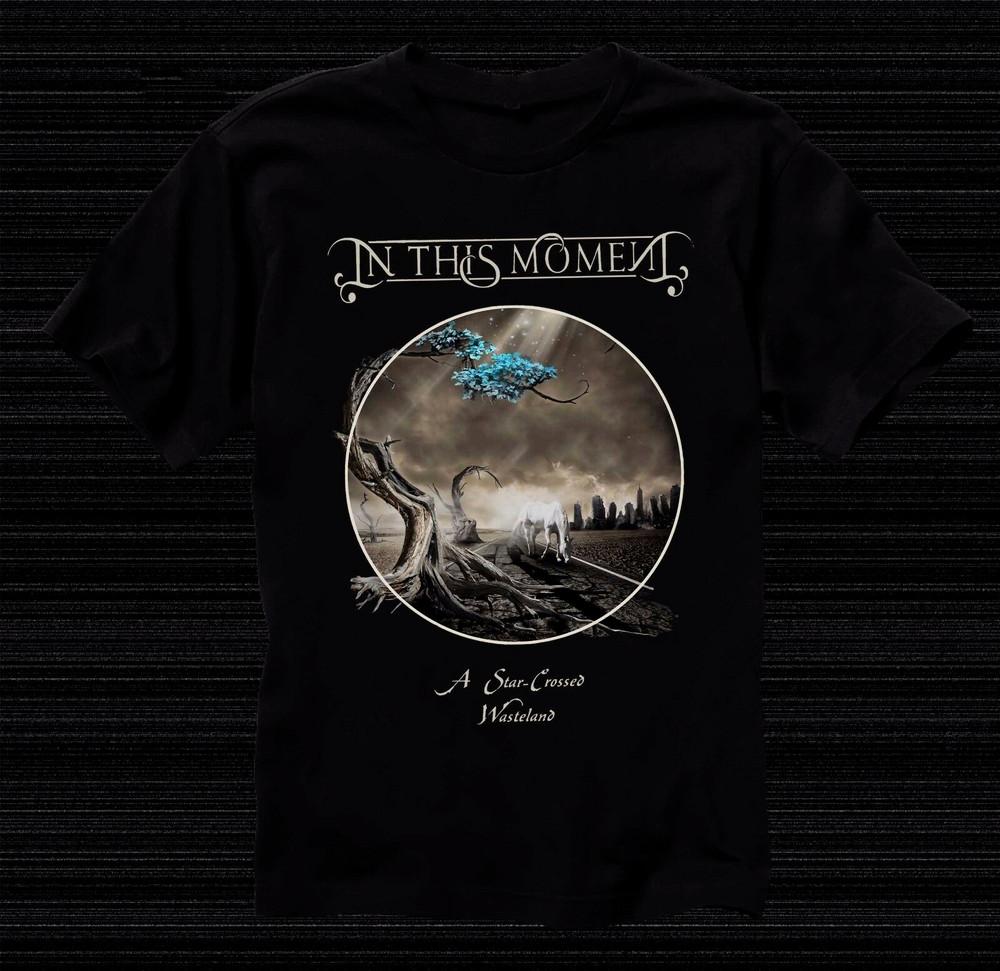 In This Moment Maria Brink Brink Black Cotton T-shirt S-234XL C230 Unisex T-Shirt XXXL