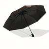 Golden Skull In Labyrinthine Tunnel Wall ClockUmbrella, Portable 3-Fold Compact Umbrella,Christmas Gift ES394