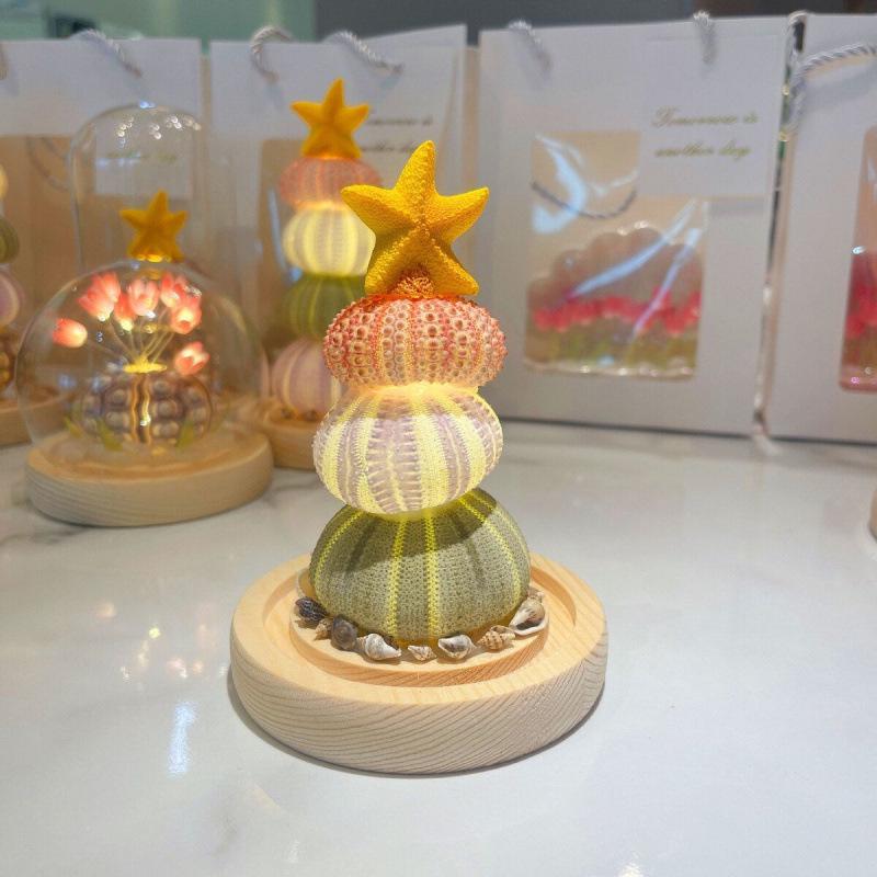 DIY Luminous Sea Urchin Night Light Kit - Birthday Gift for Girlfriend