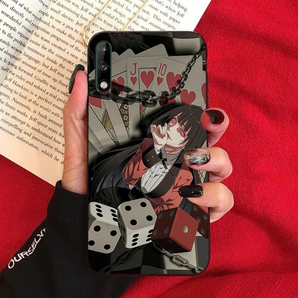 Japanese Anime Kakegurui Jabami Yumeko Phone Case For Huawei Honor 10 lite 9 20 7A 9X 30 50 60 70 pro plus Soft Silicone Cover