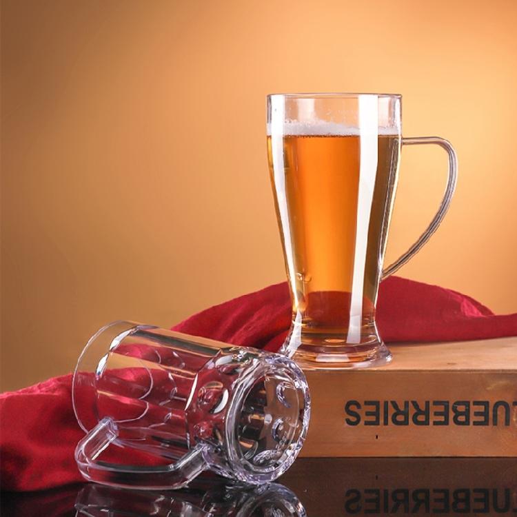 Bicchiere da Birra in Acrilico Antirottura, Tazze da Bevuta, Bicchieri per Succhi, per Latte, Coppa da Champagne
