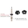 Tire Bicycle Tubeless Tire Nozzle Lock Tire Valve Cap Bike Presta Valve Nut Vacuum Tire Valve Nut