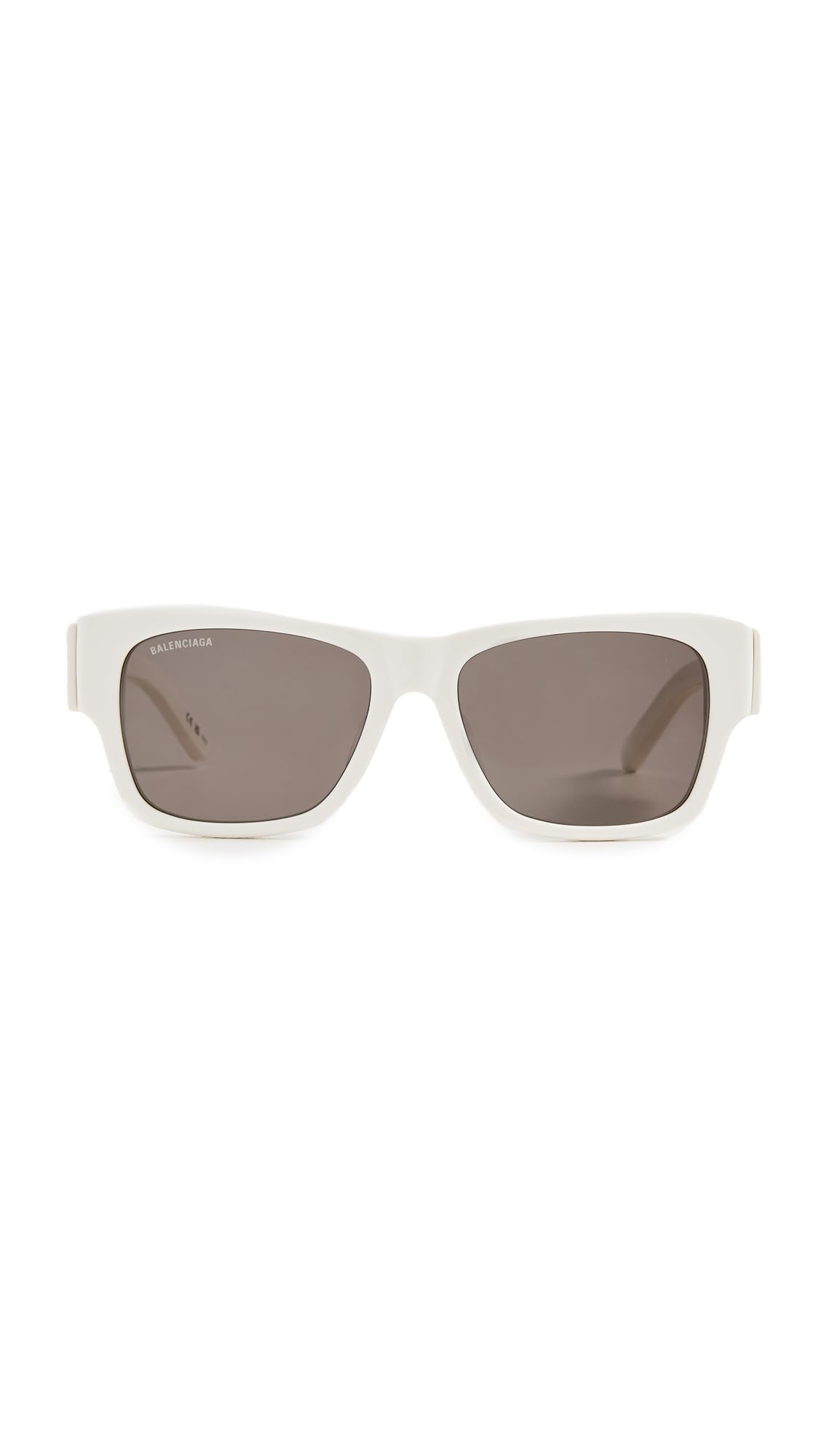 

Balenciaga Asian BB0262SA Sunglasses, Unisex, Fit, 003, White/Gray