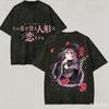 Anime My Darling Marin T-shirt Vintage Washed Oversized T Shirt Short Sleeve Cotton Tees Clothes Men Clothing