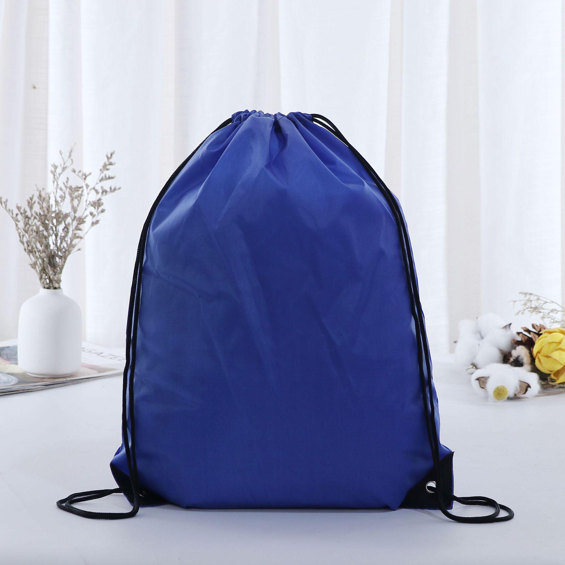 

Полиэстеровый рюкзак с лямками и кулиской на заказ для мероприятий или марафона