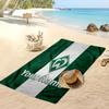 Telo Mare Personalizzato Stampato Werder Bremen FC Logo Calcio Supporto Nome Testo Personalizzato Asciugamano Assorbente Per Sport Viaggio Regalo Speciale