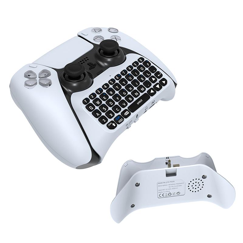 

JYS P5121 Compatible with PS5 Controller Bluetooth-compatible Keyboard 500mAh Wireless Gaming Keypad Built-In Speaker Chat Voice A